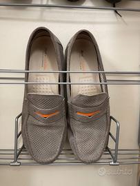 Loafers Bata grigi – taglia 41 – pelle scamosciata