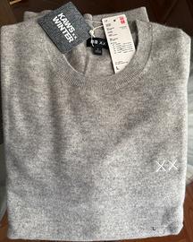 Uniqlo Kaws maglione cachemire grigio taglia L
