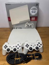 PS3 bianca doppio pad completa con scatola