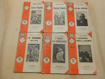 Lotto 6 v. La biblioteca per tutti. 1908