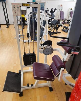 Abdominal crunch machine technogym 