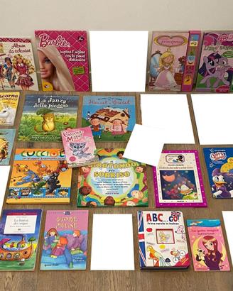 Blocco 18 Libri Bambine 4/8 anni