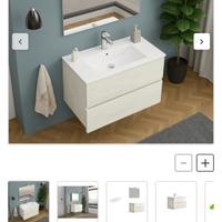 Mobile sottolavavo e lavavo per il bagno