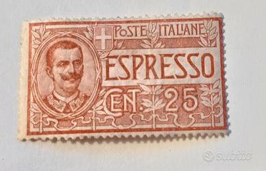 Regno 1903- francobollo espresso 25 ct MH*