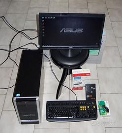 Computer Desktop Asus + Display + Sk. Acquisizione