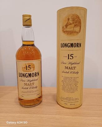 Bottiglia  whisky LONGMORN puro malto