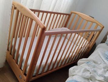 gratis Lettino/culla Pali in legno massello