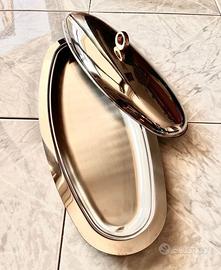 Vassoio Da Portata pesce pesciera Acciaio inox new