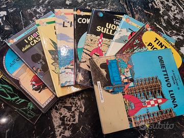 n.10 fumetti Tin Tin edizione originale 