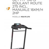 GET FIT TAPIS ROULANT MODELLO: ROUTE 275
