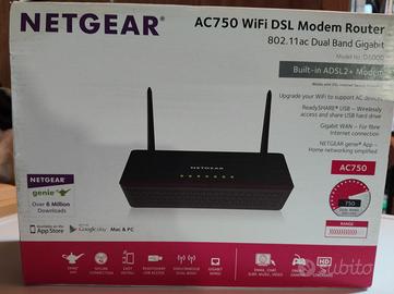 Modem router ADSL2+ WiFi NETGEAR AC750