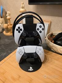 Stand Porta Controller e Cuffie Ps5 Nero