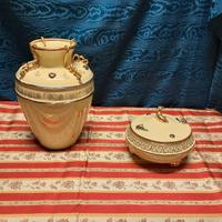 vaso e porta bon bon ceramiche Lucchesi Sesto fio