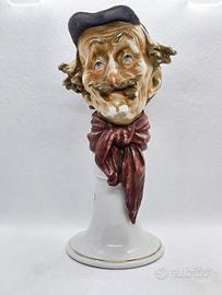 Notevole volto d'anziano porcellana Capodimonte