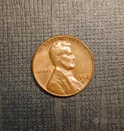 1CENT LINCON 1968 D