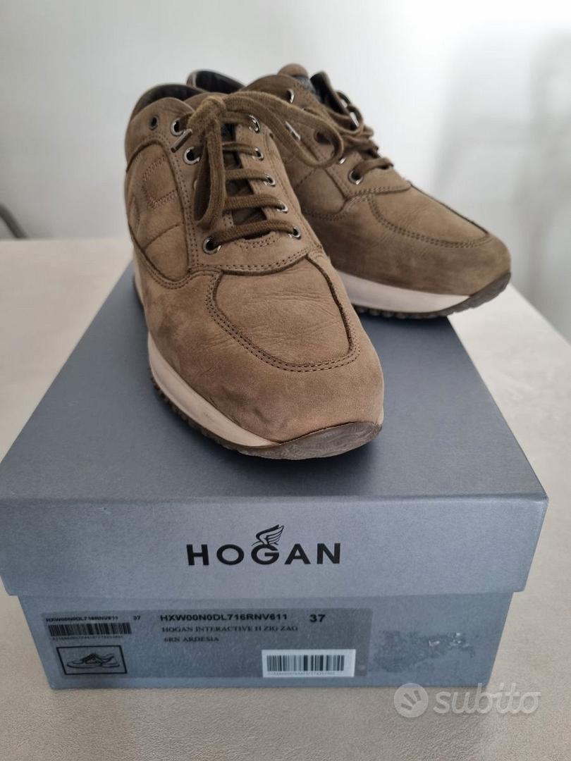 Scarpe Donna Hogan Usate 37 HOGAN Sneakers Alte Usate Numero Eur