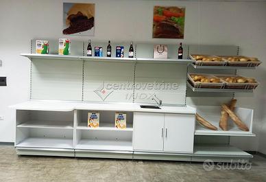 Retrobanco ipermarket kit 2 da 400 con top affetta