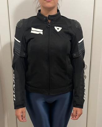Giacca moto donna revit
