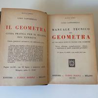 Libro antico "Manuale Tecnico del Geometra" 1941