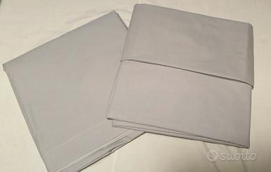 Lenzuolo matrimoniale Grigio ghiaccio