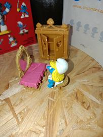 Puffetta con specchio e armadio 