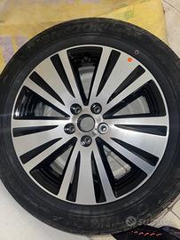 Gomma e cerchio in lega