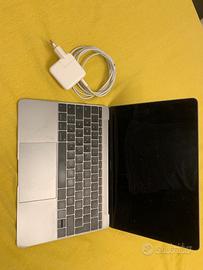 MacBook Apple 12"Retina 8GB RAM/512 GB SSD Argento