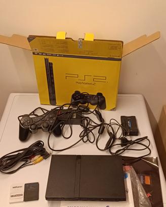 Play Station 2 SCPH-77004 boxata più accessori 