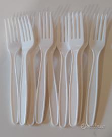 Forchette di plastica.