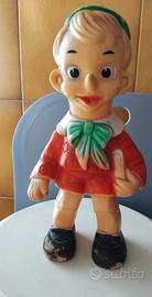 Pinocchio scolaretto in gomma morbida