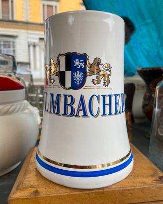 Boccale birra in ceramica Kulmbacher 0,5L vintage