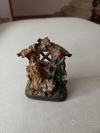 Mini presepe in resina cm.7x9 