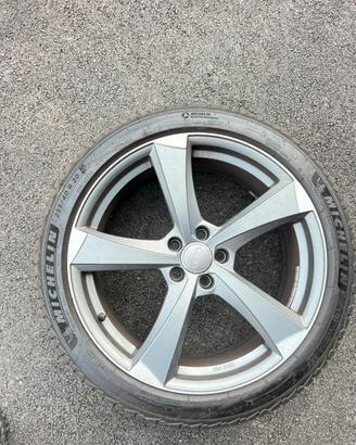 4 cerchi Audi 20 + gomme Michelin 255/40/20 101W