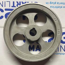 Puleggia 190mm profilo doppia gola "A"