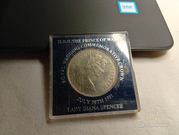 Medaglione commemorativo Lady Diana.