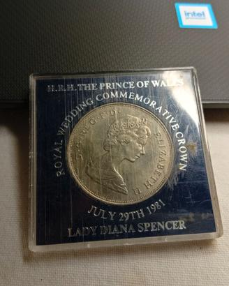 Medaglione commemorativo Lady Diana.