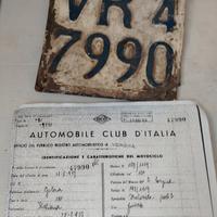 targhe moto con visura