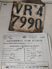 targhe moto con visura