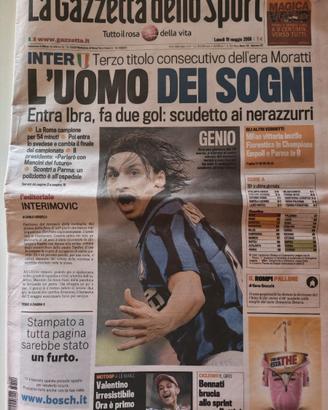 GAZZETTA DELLO SPORT 16° SCUDETTO INTER