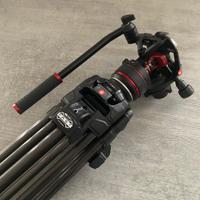 Treppiede Manfrotto + testa Nitrotech