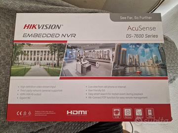 NVR Hikvision DS-7604NXI-K1 AcuSense 4 Canali NUOV