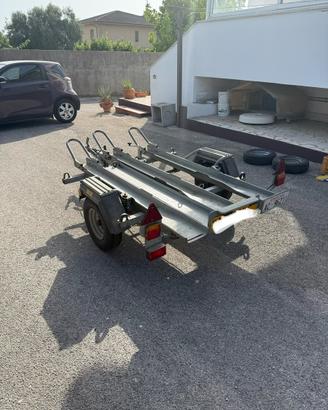 Carrello portamoto Ellebi 3 posti