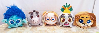 Set 5 peluche plush Dreamworks
