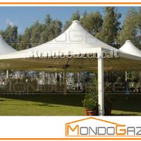 Gazebo Maxi Copertura 12X12 fissa acciaio NUOVA