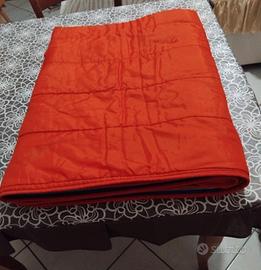 Sacco a pelo campeggio L 1,40 cm  H 1,68 cm rosso