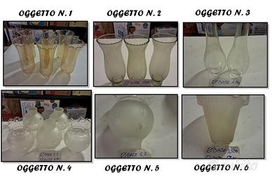 Paralume in vetro ricambi