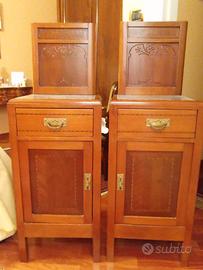 Comodini Art Déco completamente restaurati