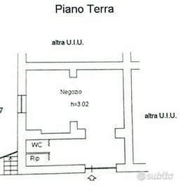Locale commerciale + magazzino + appartamento