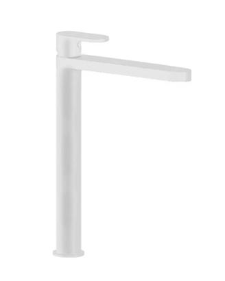 Rubinetteria bagno bianco opaco