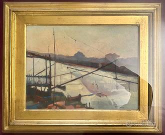 Quadro Otto Valori - Controluce sul Fiume